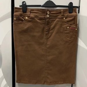 Dolce and Gabbana Brown Skirt